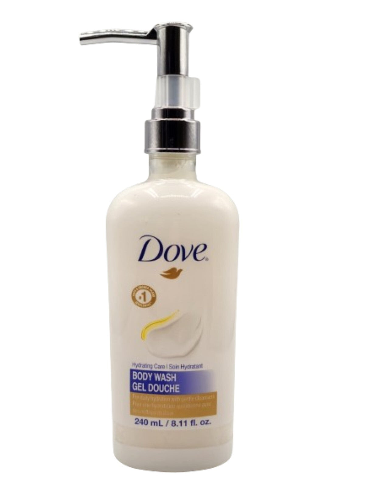 Dove Hydrating Body Wash 240ML - Case of 24, Nourishing & Moisturizing