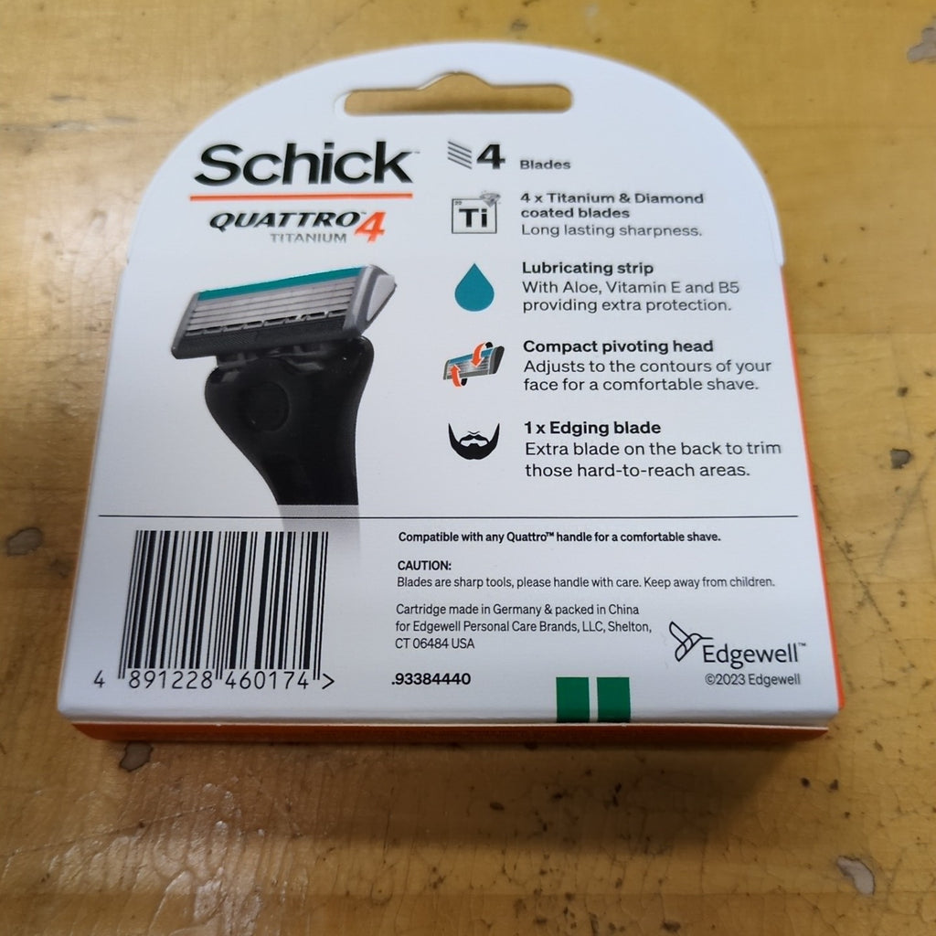 Titanium Cartridges for Shaving - Pack of 4