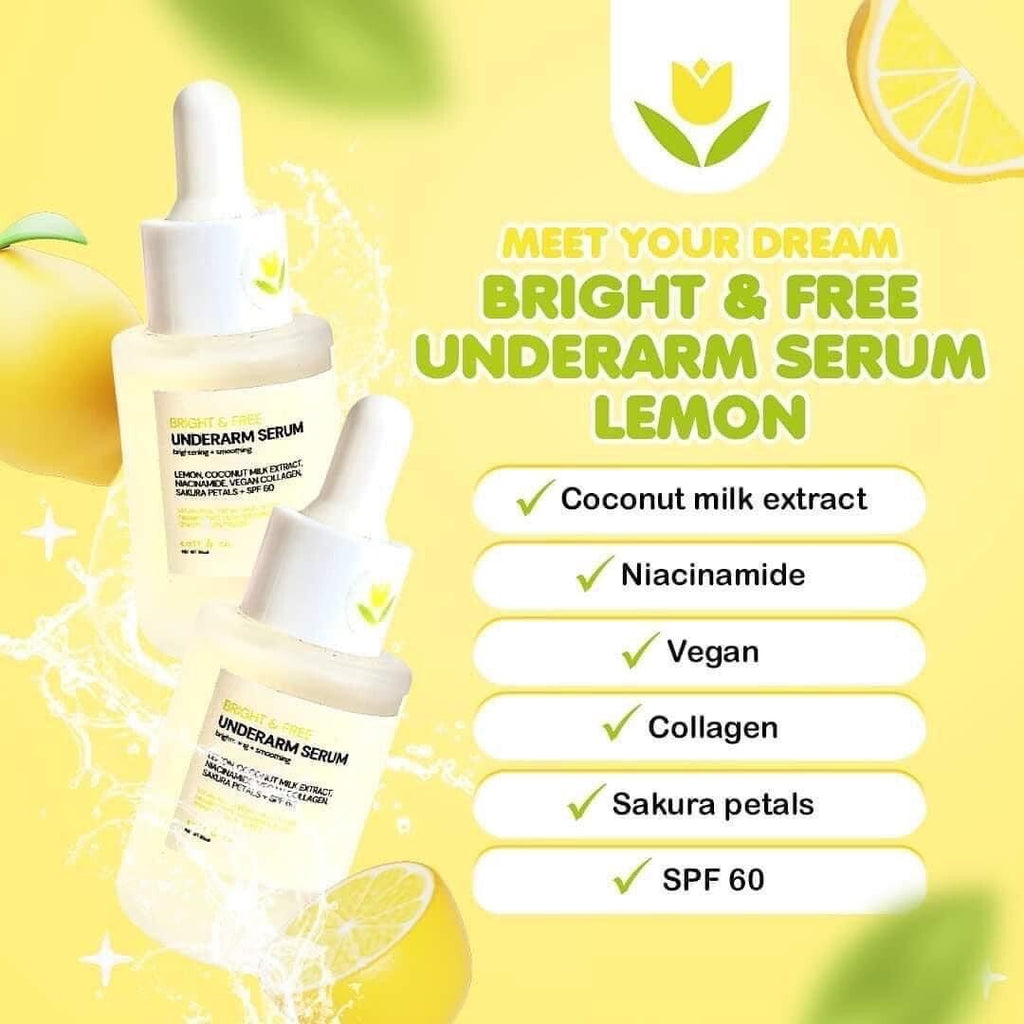 Underarm Brightening Serum with Niacinamide & Vegan Collagen - 30ml