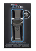 UV-C Bacteria-Killing Foil Shaver with Titanium Foils, Auto Shutoff & USB-C Charging