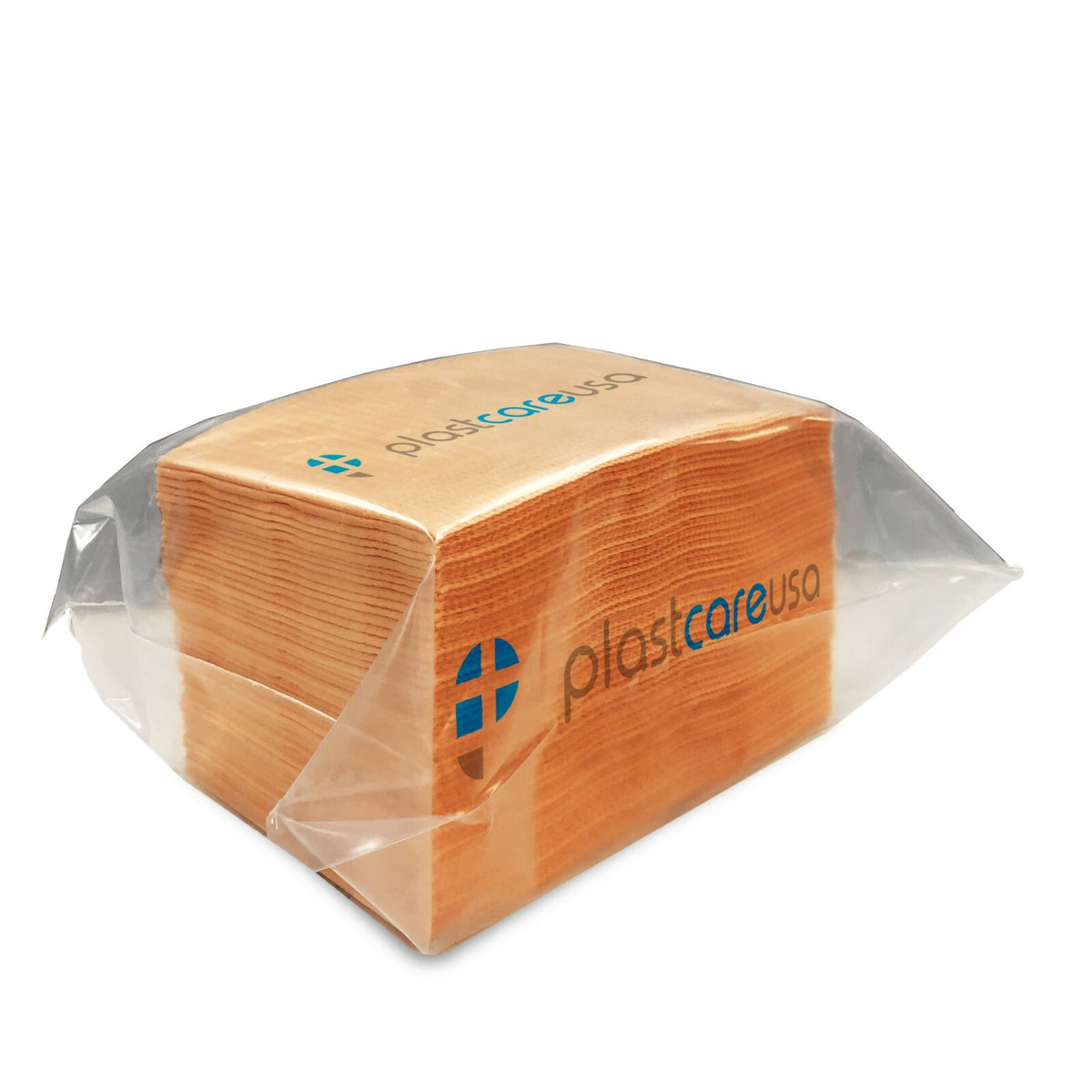 Disposable Apricot Dental Bibs - 100 Pack, Paper Covers for Dental Chair & Tray