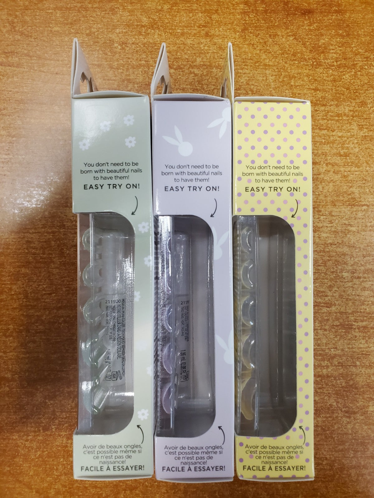 Press On Nails Set with Easter Hershey's Design - Sally Hansen 3 Pack