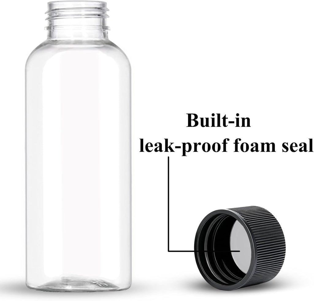 Travel Bottles for Toiletries 3.4oz Leak-Proof TSA-Approved Liquid Containers