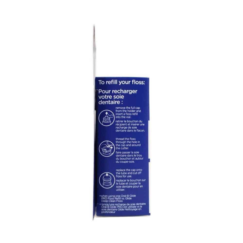 Refillable Dental Floss Dispenser with 120m Spool - Oral Care