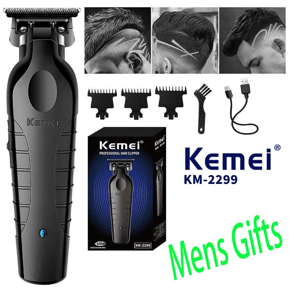 Cordless Hair Trimmer with Zero Gap Blade for Fades & Close Cuts