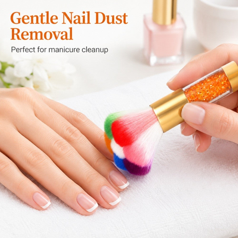 Nail Dust Brush Soft Acrylic Gel Powder Removal Tool for Manicure Cleaning