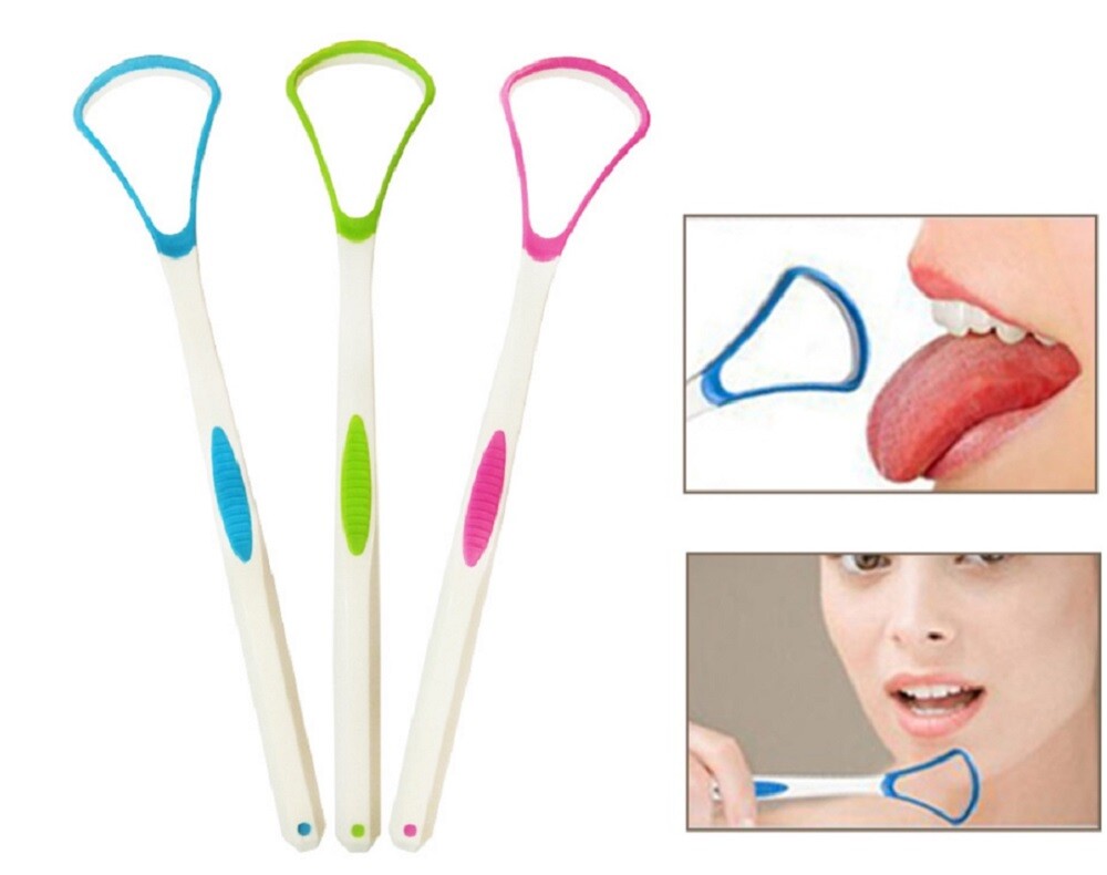 Reusable Tongue Scraper Set - Oral Hygiene Cleaner for Adults & Kids