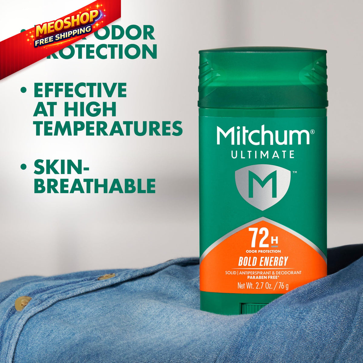 Men's 72H Odor Protection Antiperspirant Deodorant Pack of 2 - Orange