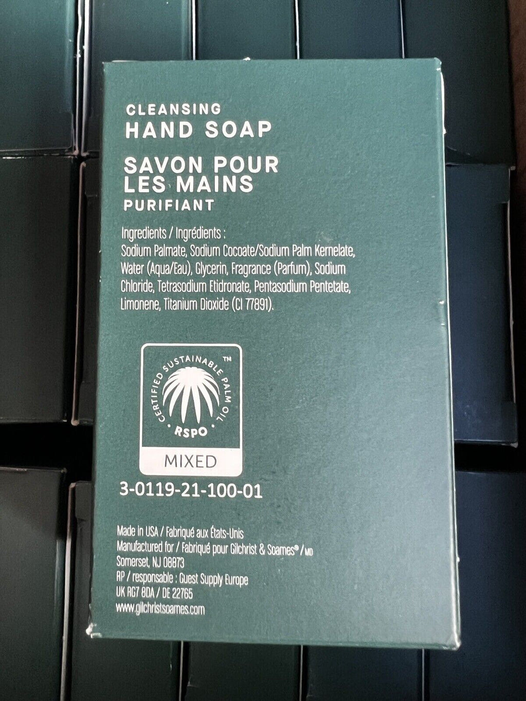 30 Pack Travel Size Hand Soap - Cleansing & Moisturizing 1oz Bars