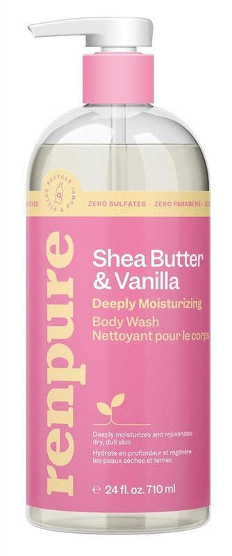 Moisturizing Shea Butter & Vanilla Body Wash - 24 Ounce, 2 Pack