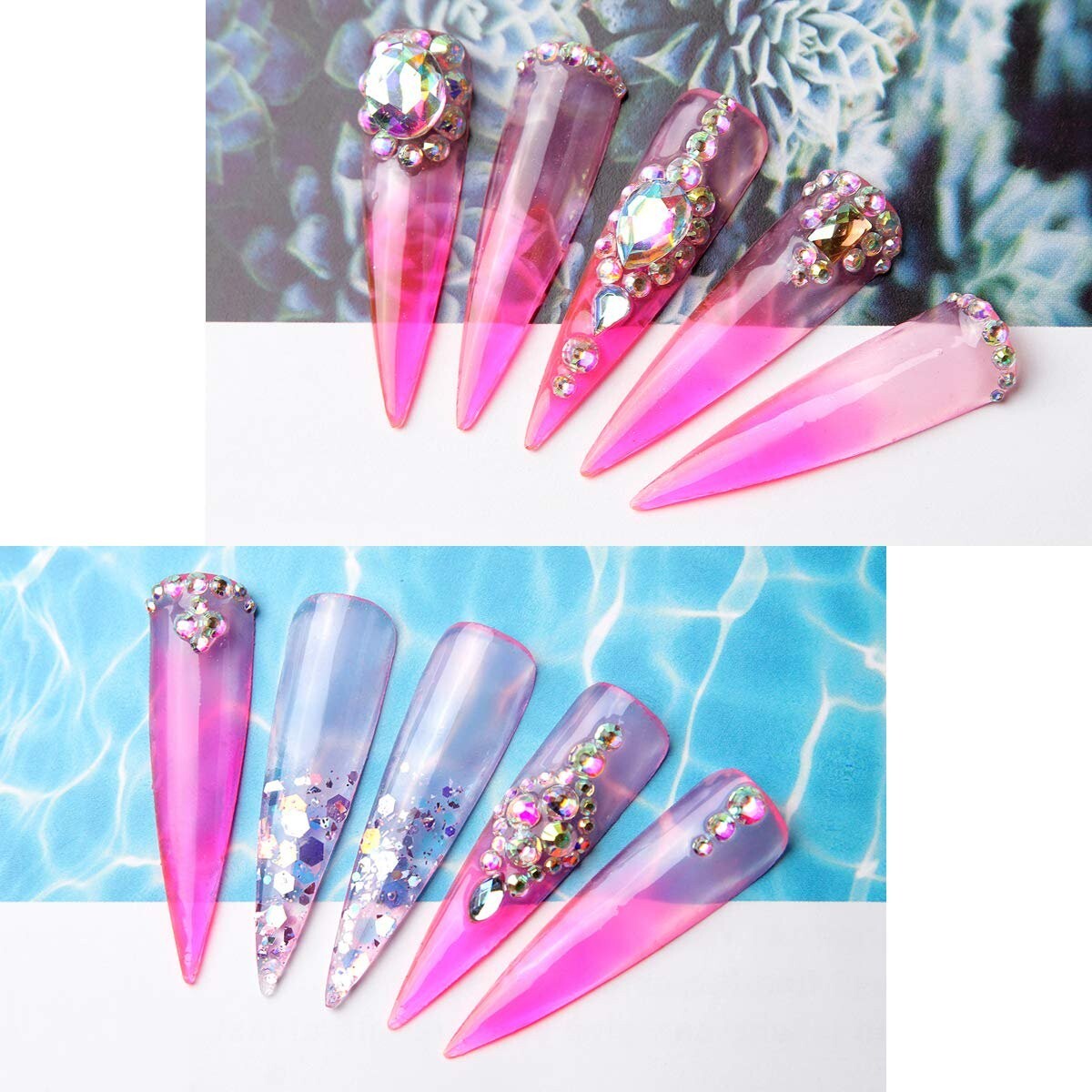 Pink Nail Extension Gel Kit - Long-Lasting Poly Nail Art Set for Beginners