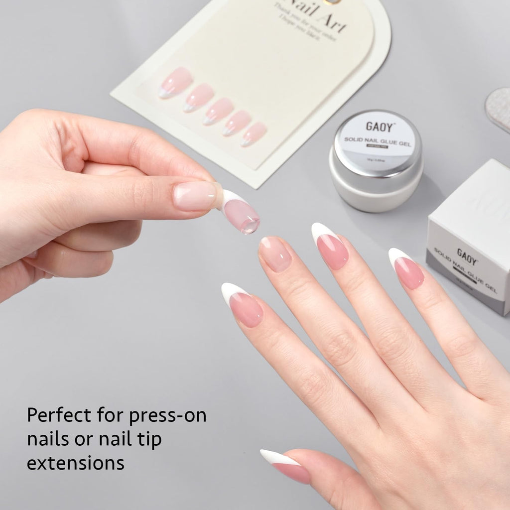 Strong Nail Tip Glue Gel - 15g for Extensions & Press-On Nails