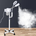 2-in-1 Facial Steamer with Magnifying Lamp and Hot Mist Function