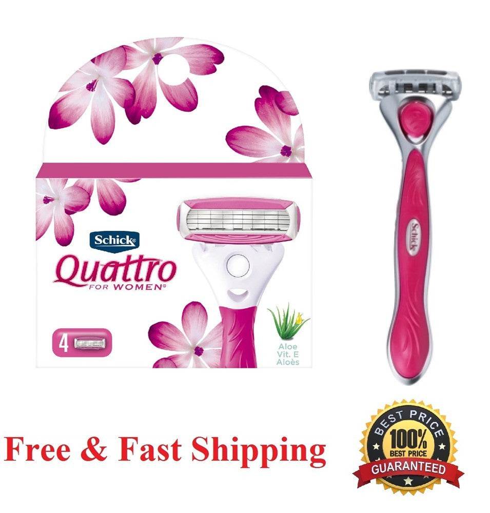 Schick Quattro Women Razor Blades Refill Cartridge Pack - 16 Refills