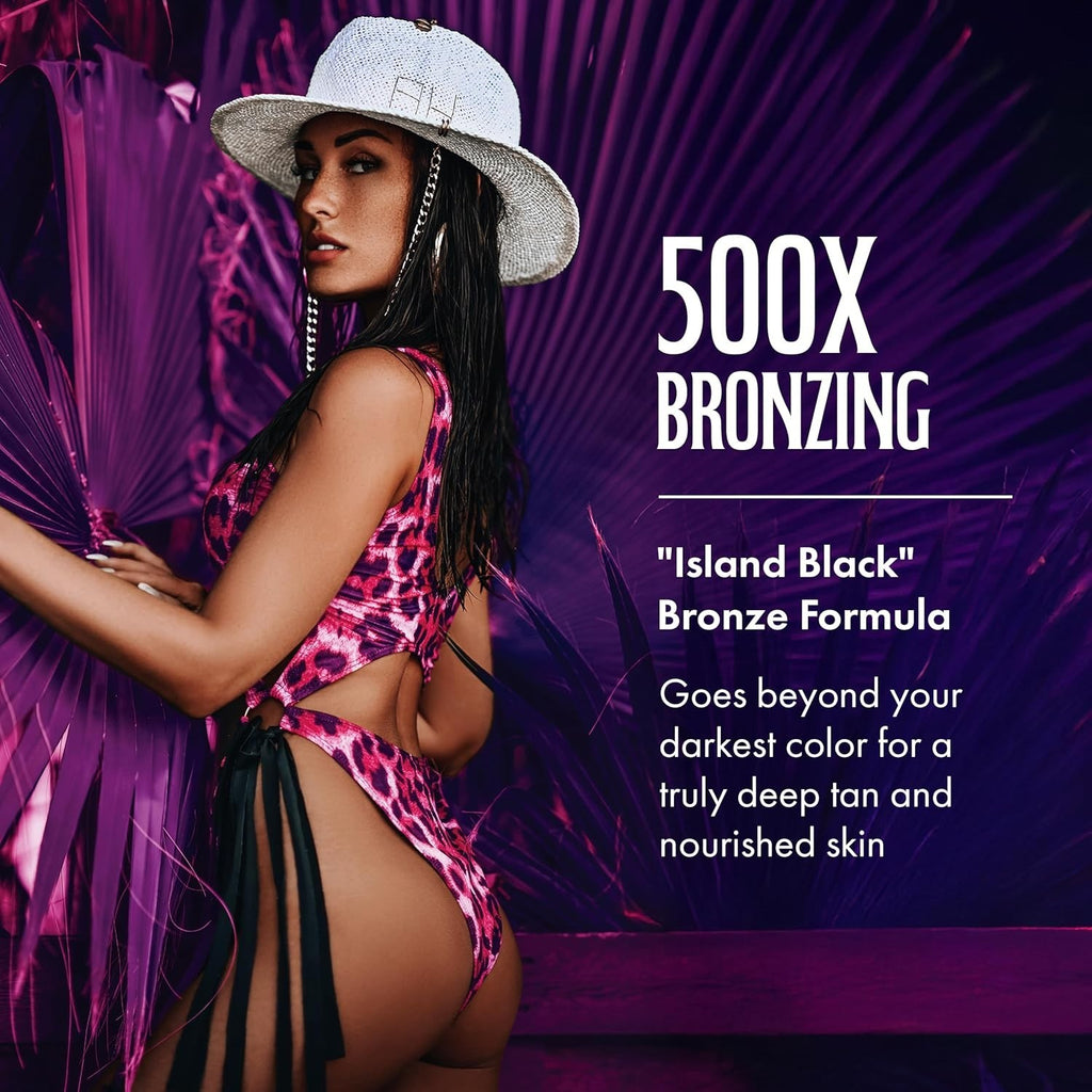 Dark Tanning Lotion with Bronzing and Island Scent - 13.5oz