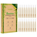 Biodegradable Bamboo Interdental Brushes Pack of 40 - Natural Tooth Cleaning
