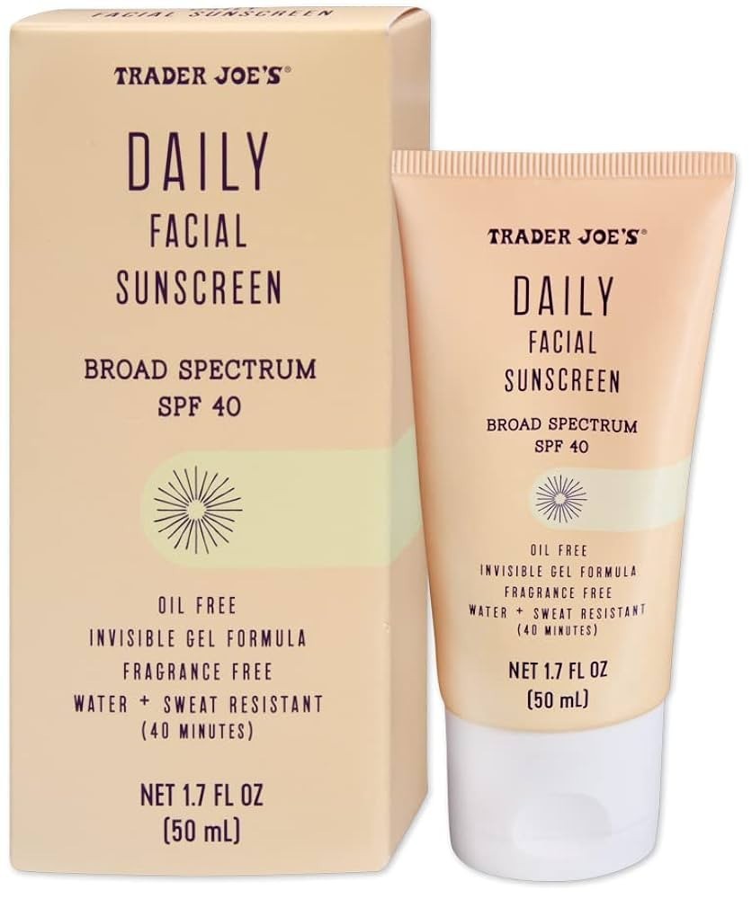 Trader Joe's Daily Facial Sunscreen SPF 40 Invisible Gel - Broad Spectrum