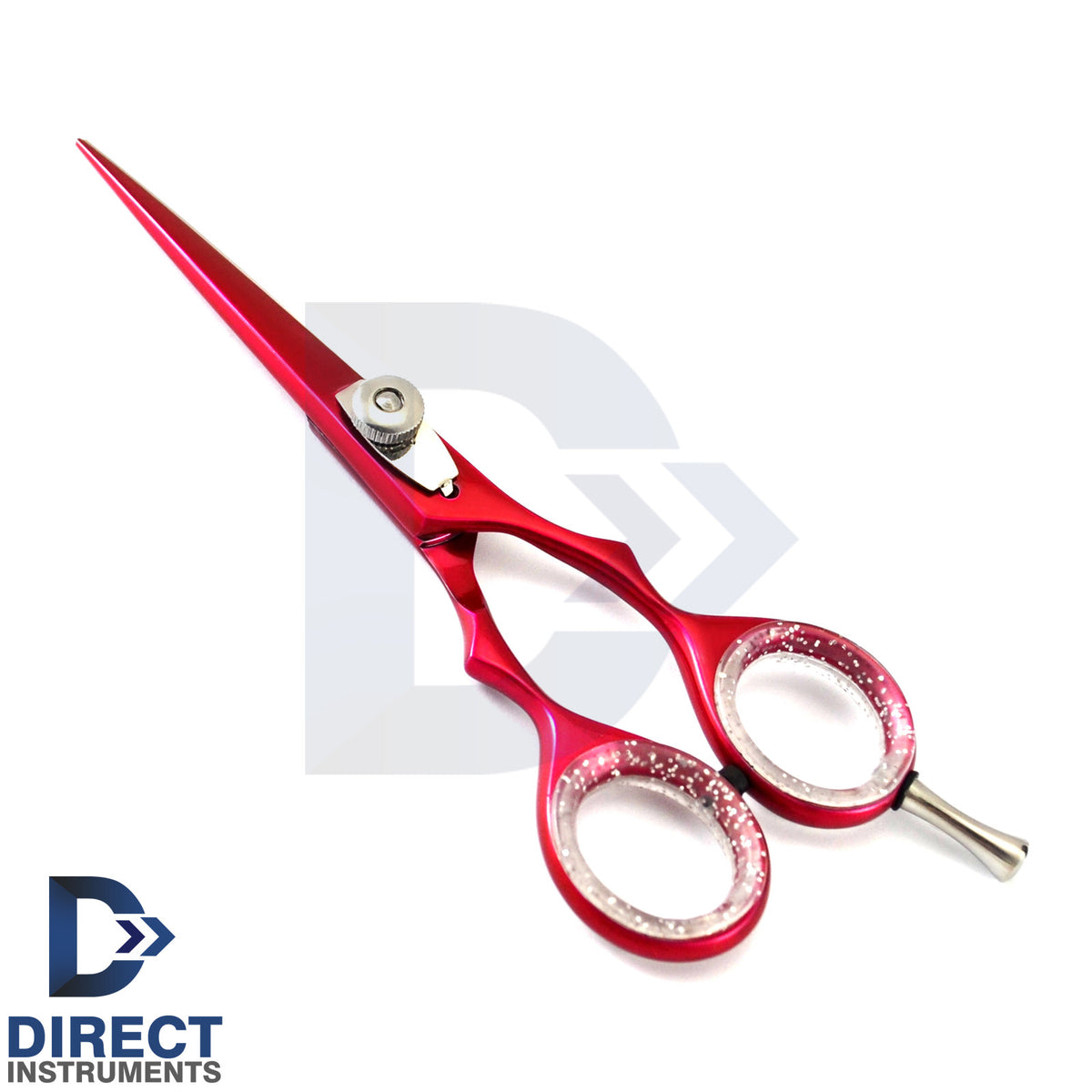 Professional 6-Inch Red Hair Cutting Scissors Salon Shears