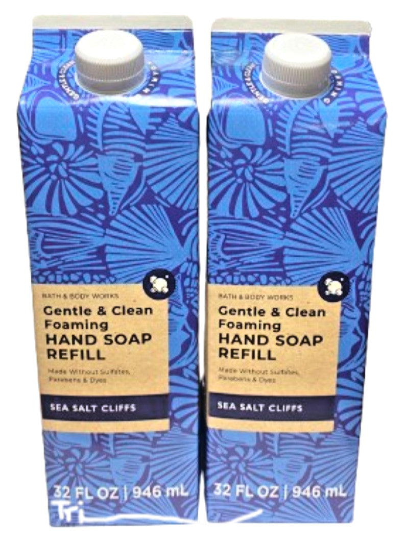 Sea Salt Cliffs Foaming Hand Soap Refill Set - 2x32oz Bath & Body Works