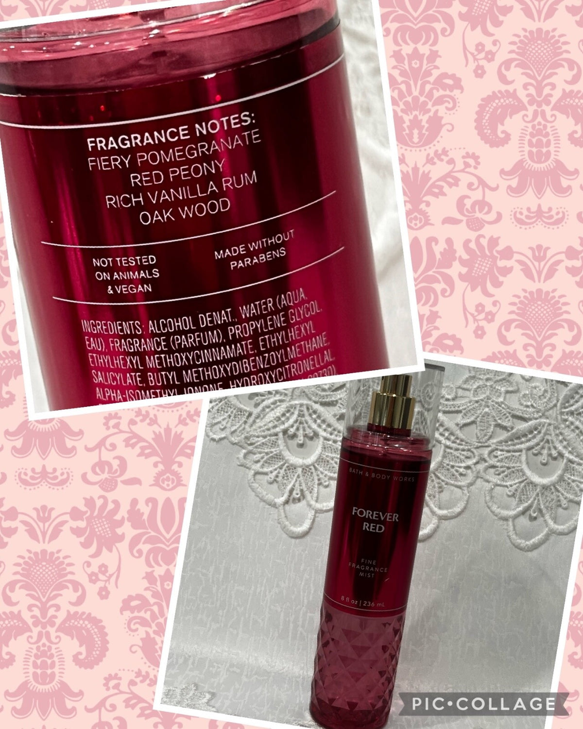 8 oz Fragrance Body Mist - Pick Your Favorite Scent - Hydrating Aloe Spray