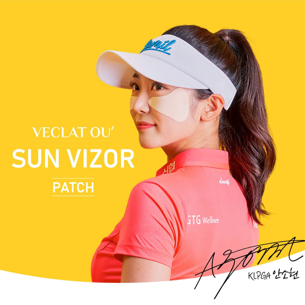 UV Protection Eye Patches for Golf Sun Protection - 4 Pairs Hydrogel Under Eye Masks