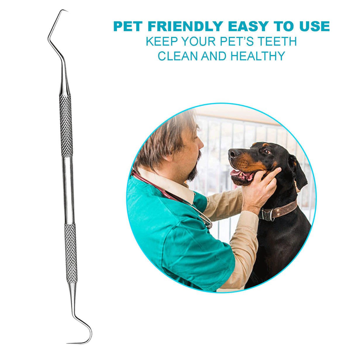 Dental Tooth Cleaning Kit for Plaque and Tartar Removal - Professional Oral Care Tools