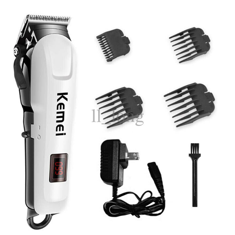Wireless Hair Clippers with Trimmer Kit for Men & Barber Salon Use