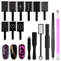 15-Piece Cat Eye Gel Nail Magnet Set for Stunning Nail Art