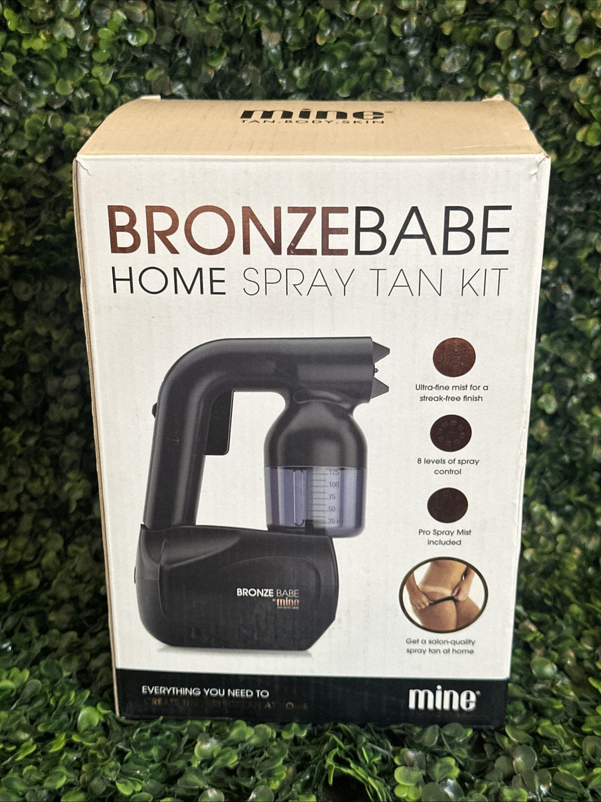 At-Home Spray Tanning Kit with Pink Color - Includes Tan Mist & Accessories