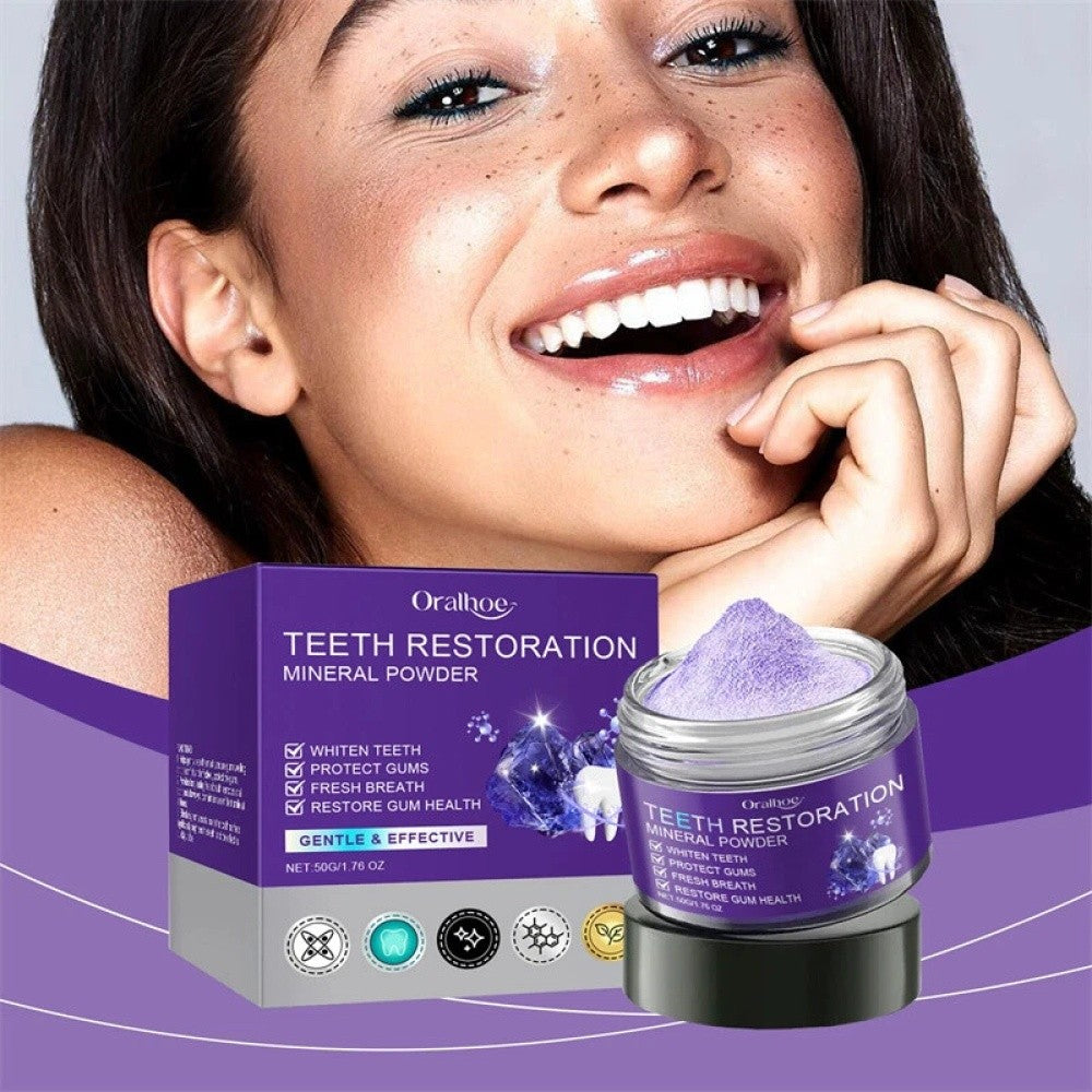 Powder Natural Mineral Toothpaste for Brightening & Fresh Breath 50g