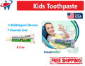 Kids Bubblegum Fluoride-Free Toothpaste - Multiple Pack Sizes