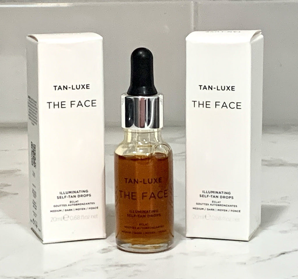 Self-Tanning Face Drops Medium/Dark Set - Illuminating Skin Care, 2 x 20ml