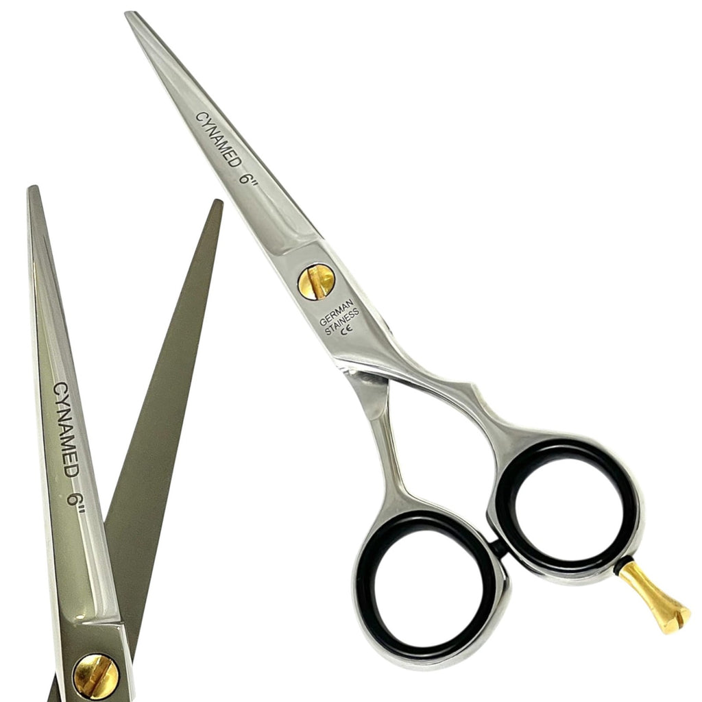 German Professional Barber Scissors Shears 6 Inch Polished Finish Hair Cutting Tool