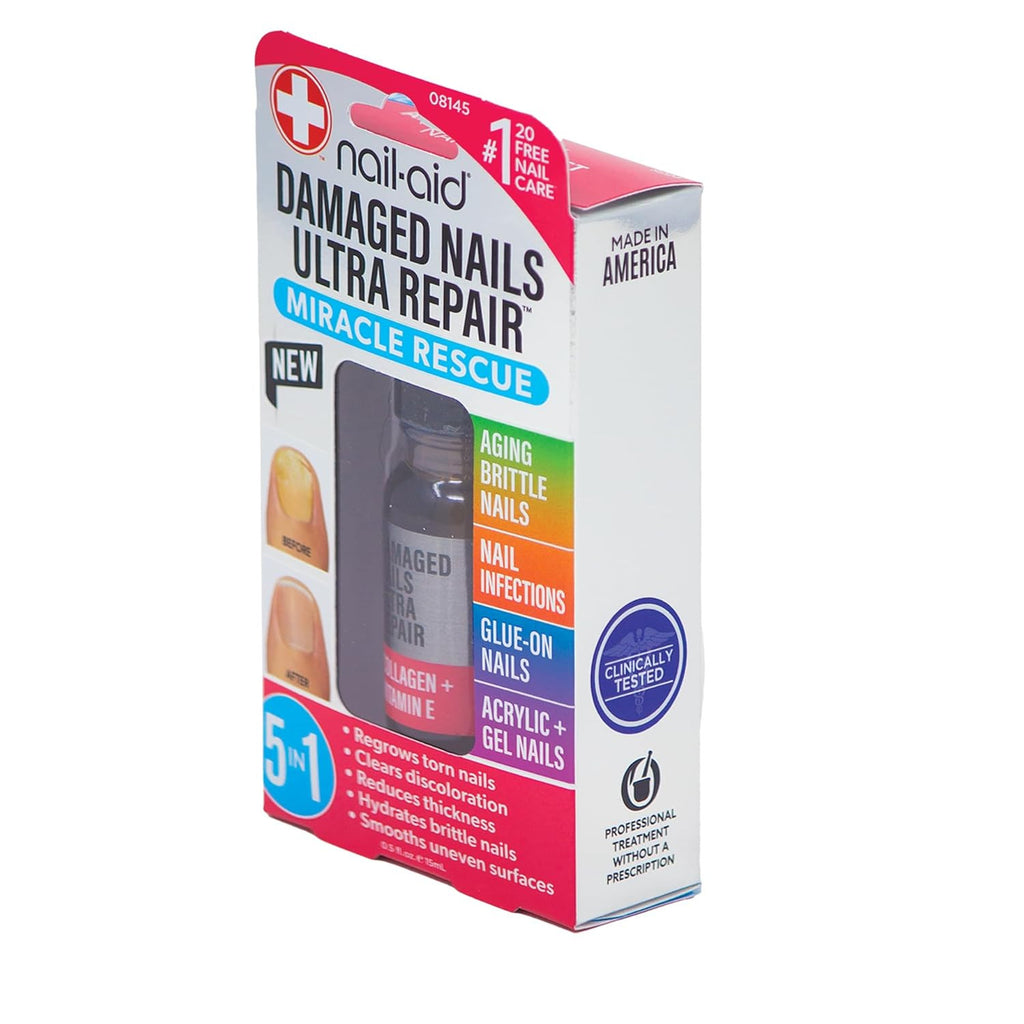 Nail Repair Gel for Damaged Nails - 5-in-1 Strengthening & Hydrating Treatment