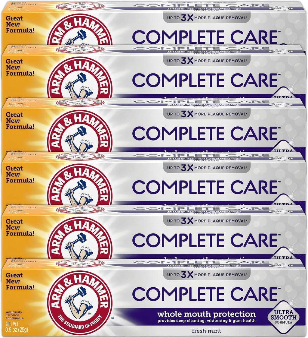 Complete Care Toothpaste Pack - Fluoride, Whitening, Cavity & Fresh Mint
