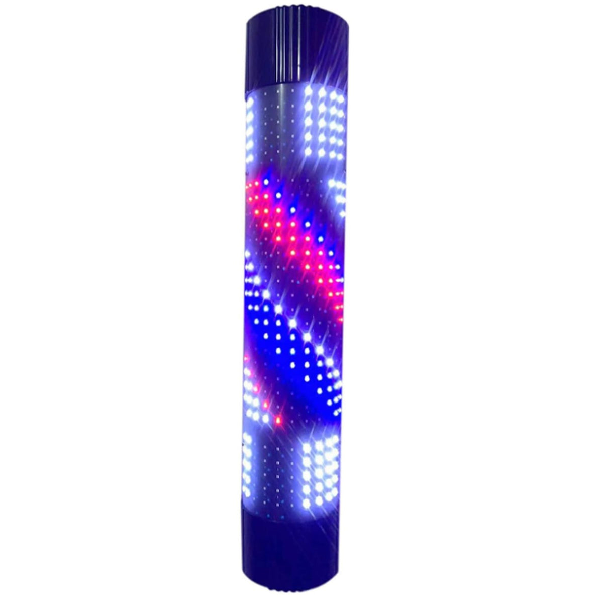 33-Inch Colorful Rotating LED Salon Light Outdoor Waterproof Display