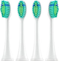 Toothbrush Replacement Heads for Tao Clean Sonic Toothbrush - Dense Bristles, 3-Month Indicator