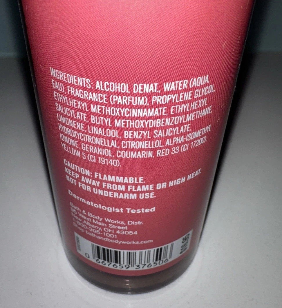 Velvet Sugar Body Mist Spray - Fine Fragrance 8 Fl Oz