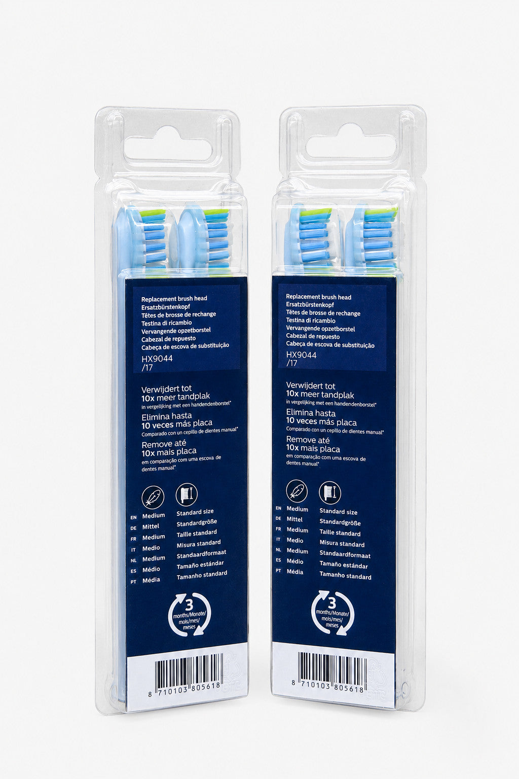 8 Pack Medium Replacement Toothbrush Heads for Sonicare Electric Toothbrushes
