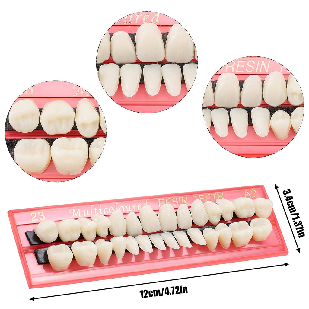 Dental Repair Kit 4 Sets Replacement Teeth Thermoplastic Beads