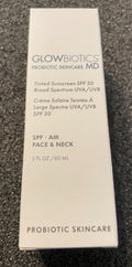 Tinted Mineral Sunscreen SPF 30 Broad Spectrum 2 oz - GLOWBIOTICS MD