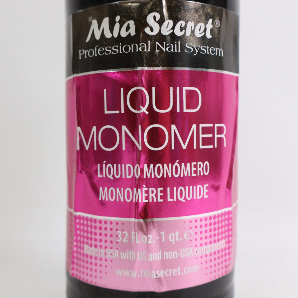 Mia Secret Acrylic Nail Liquid Monomer - 32 oz for Nail Enhancement