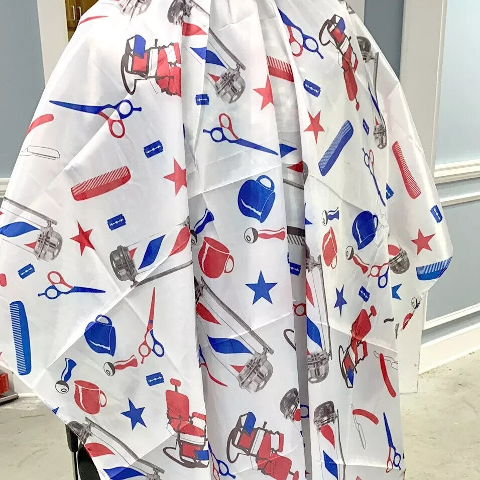 Professional Hair Cutting Cape for Salon & Home Use Adjustable Neck Cover