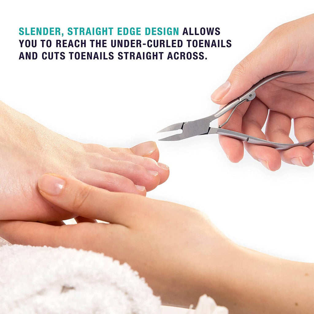 Heavy Duty Toenail Clippers for Thick & Ingrown Nails – Stainless Steel Precision Nail Scissors
