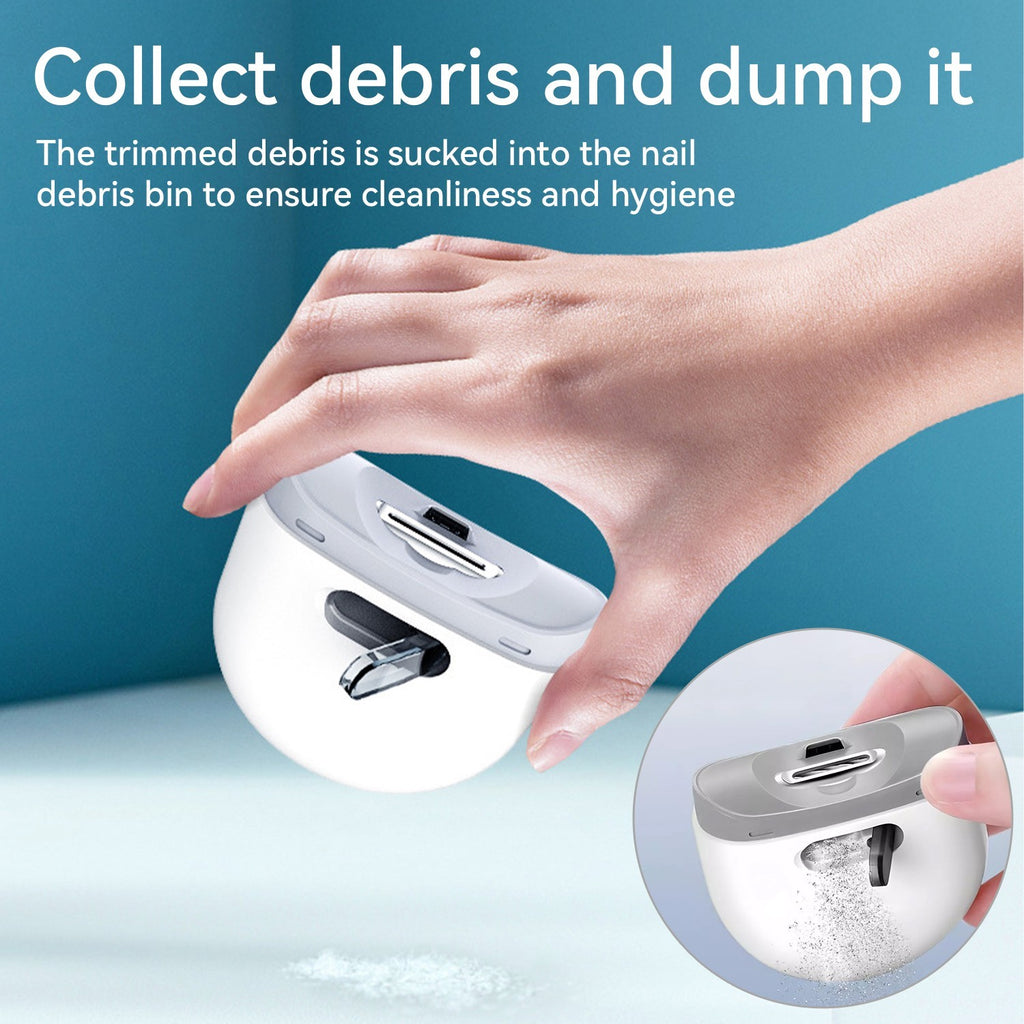 Electric Nail Clipper - Automatic Thick Nails Trimmer with LED Rechargeable US