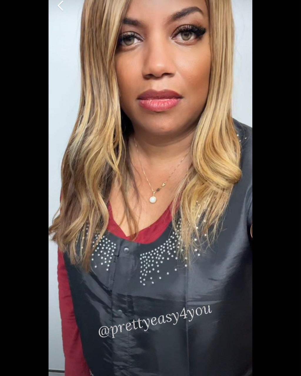 Rhinestone Embellished Vest for Beauty Salon & Makeup Look - Various Sizes