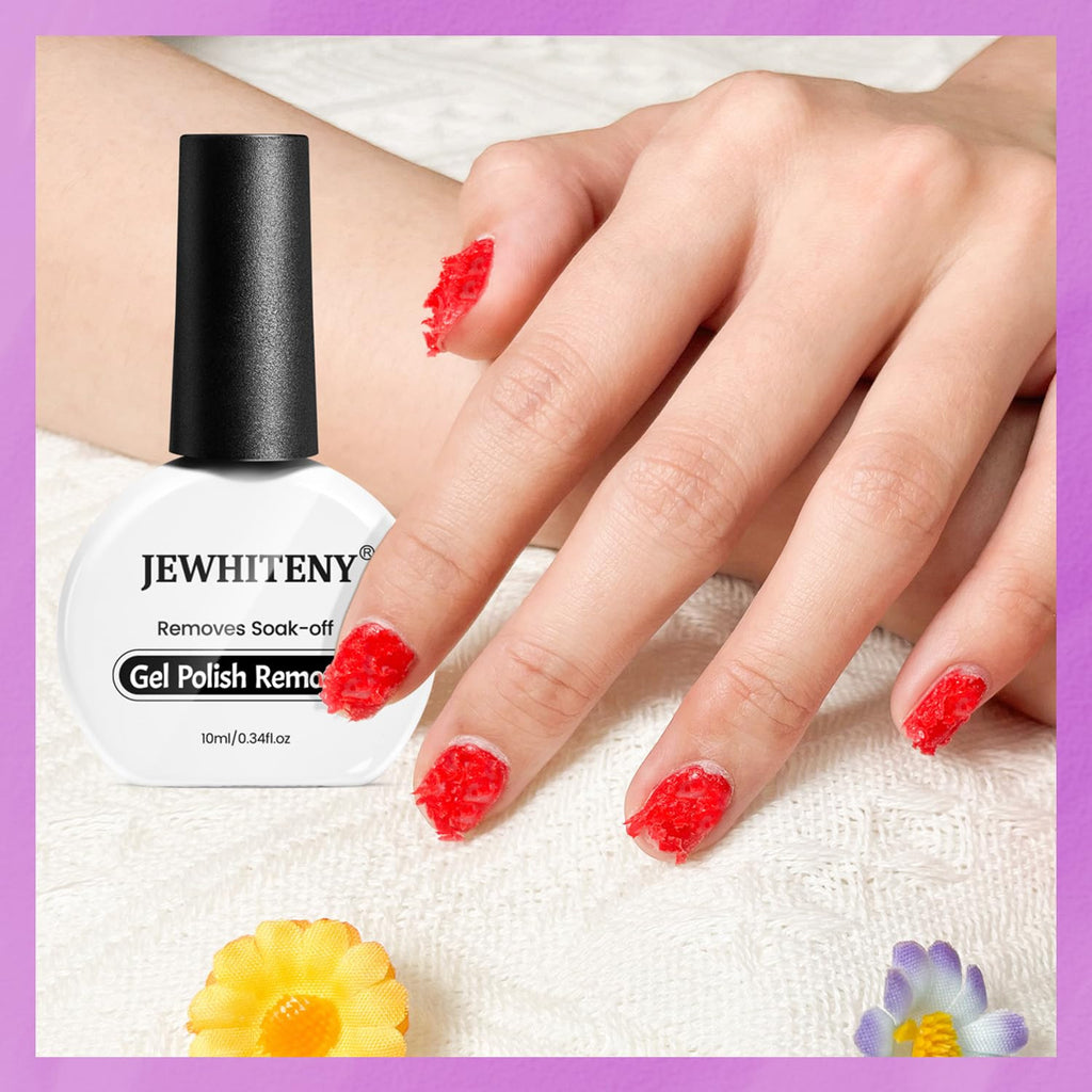 Gel Nail Polish Remover Set - 2x10ml Quick Dissolving Gel Remover for Nails