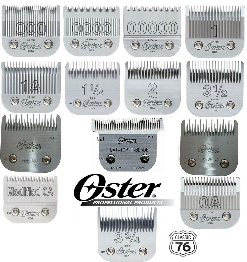 Professional Detachable Clipper Blades for Hair Clippers - Multiple Sizes