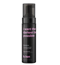 Dark Self Tanning Mousse - Instant 1 Hour Sunless Tan with Mitt, Vegan & Cruelty-Free