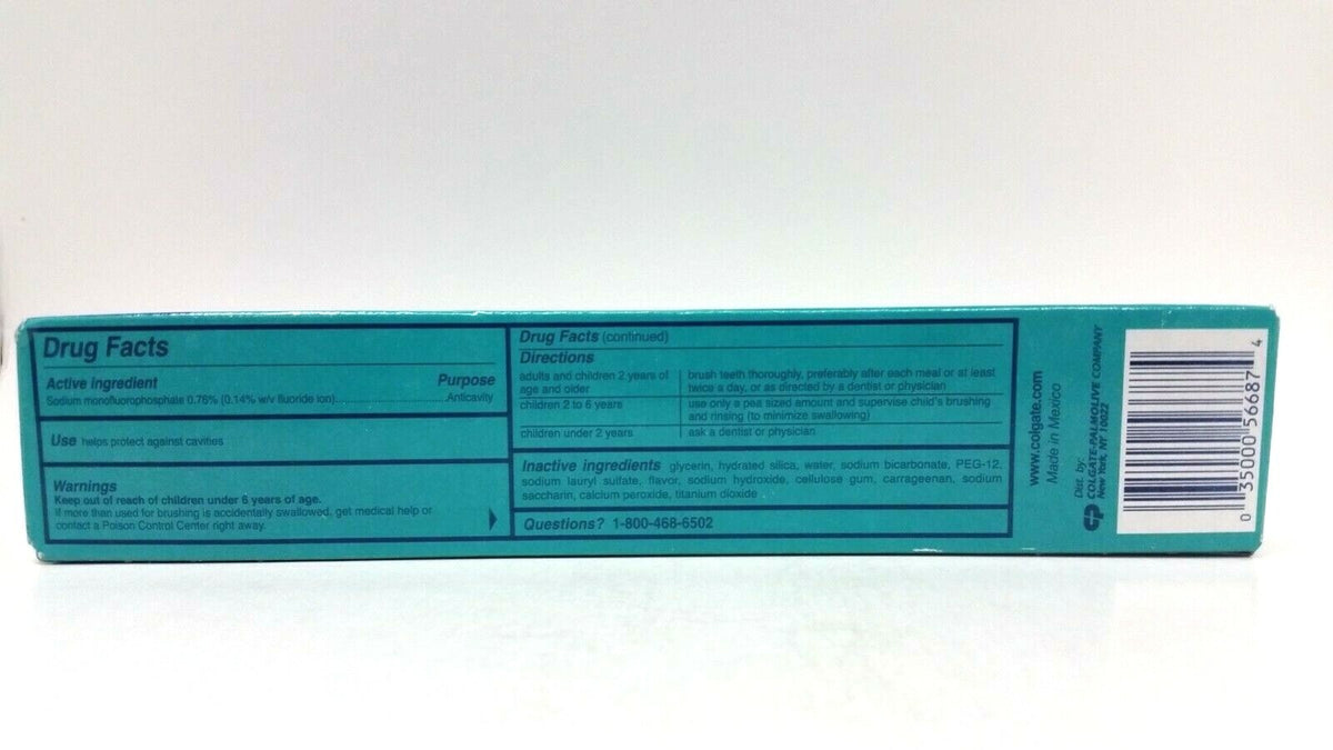 12-Pack Ultra Brite Cool Mint Toothpaste with Baking Soda & Peroxide 4.2oz